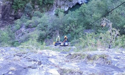 Val Bodengo: 36enne infortunato mentre fa canyoning