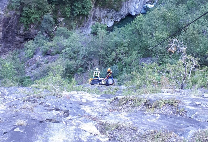 Val Bodengo: 36enne infortunato mentre fa canyoning