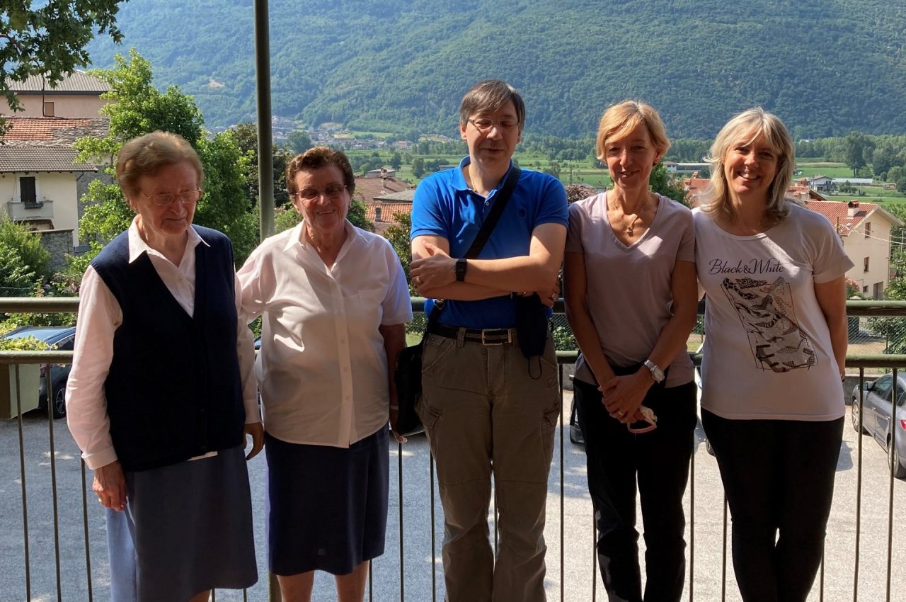 Il Dirigente Scolastico Molinari in visita al Centro Rita Tonoli di Traona
