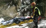 Soccorso in forra, formazione per il Cnsas lombardo FOTO