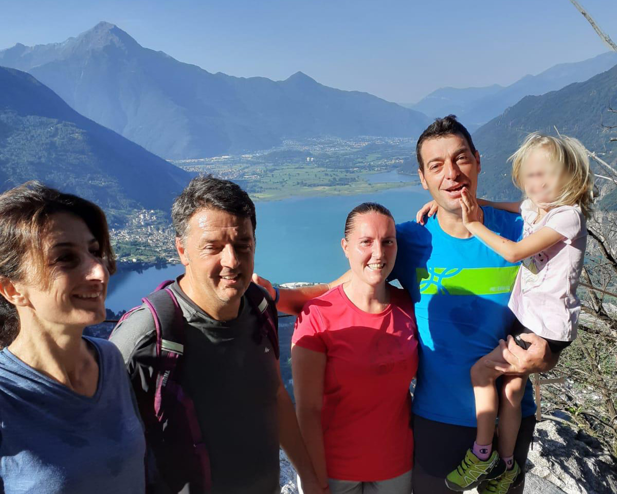 Processo Open Arms: Matteo Renzi dopo il voto si rilassa in Valchiavenna