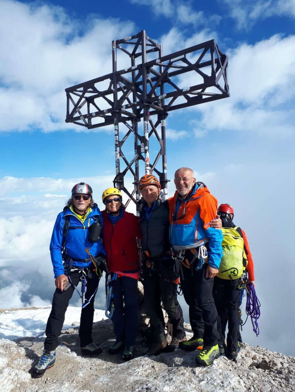 Il Cai Valfurva alla Marmolada