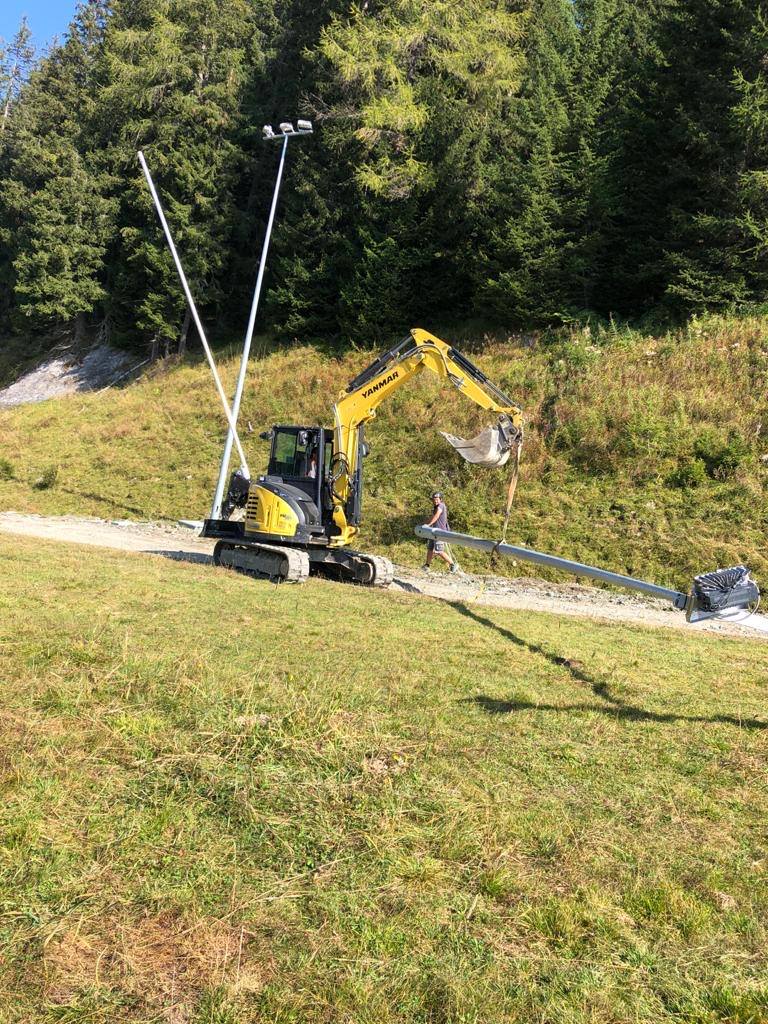 Ecco i primi pali della Super Panoramica