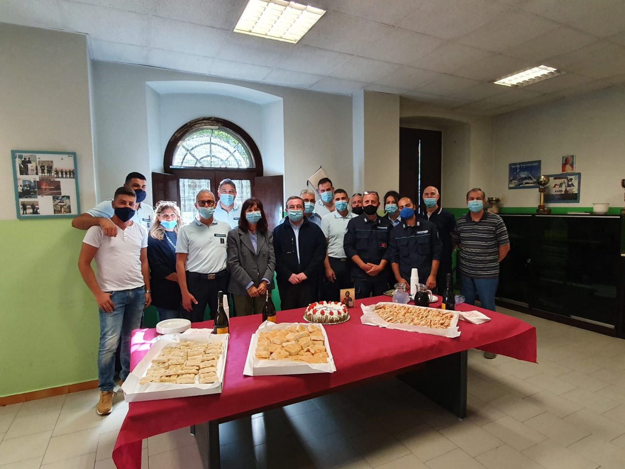 Don Ferruccio Citterio saluta la Casa Circondariale di Sondrio