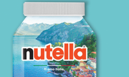 Il Lago di Como sui barattoli della Nutella