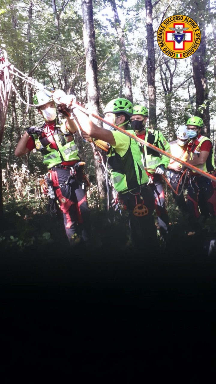 Soccorsi due uomini in Valchiavenna