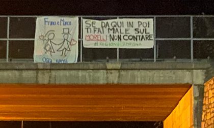 Continua la tensione sul Caso Morelli: apparsi decine di striscioni FOTO