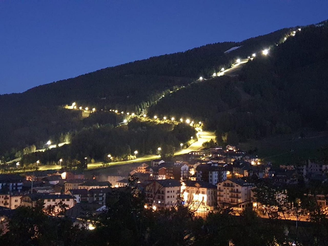 Ecco le prove luce sulla Super Panoramica ad Aprica