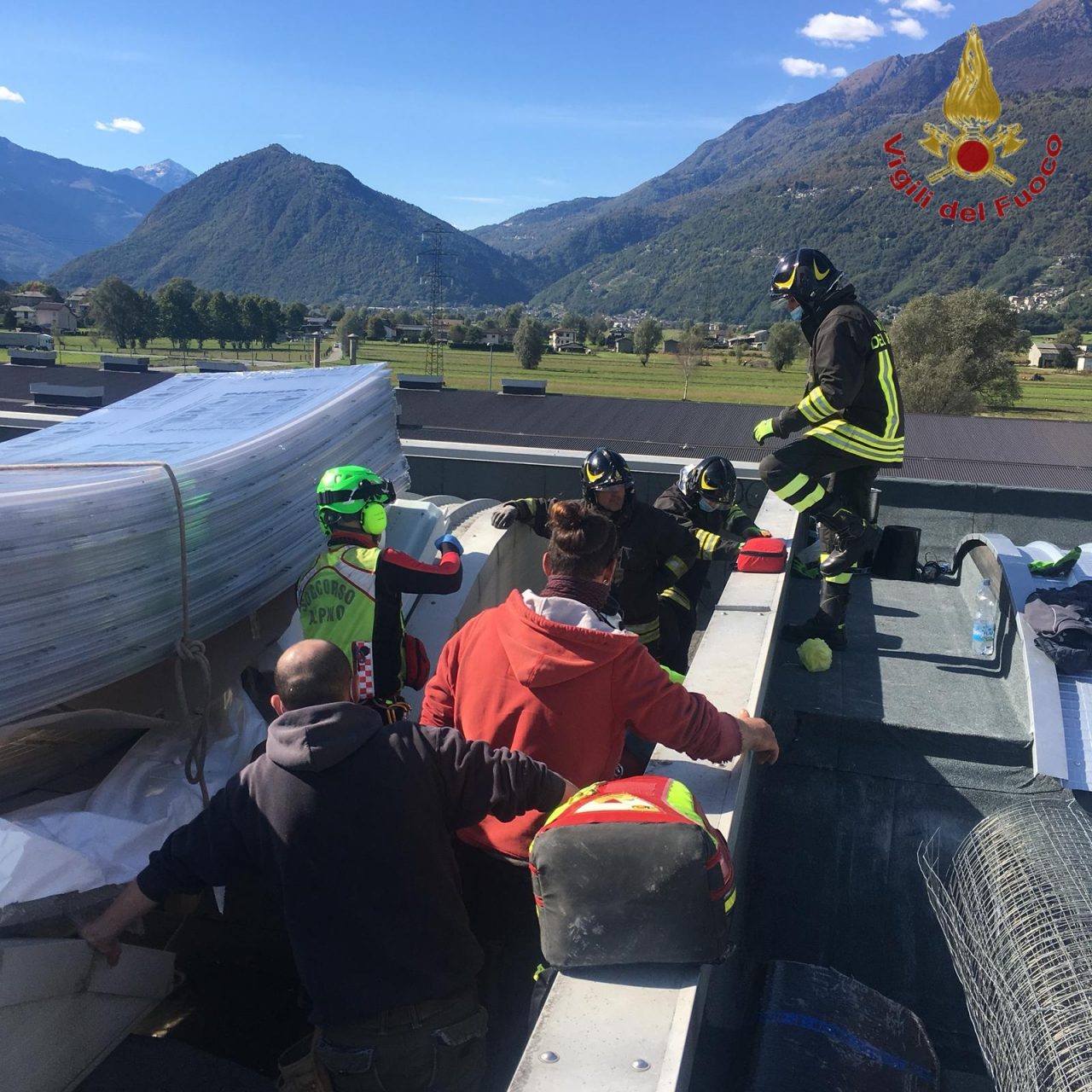 Infortunio sul lavoro a Buglio in Monte