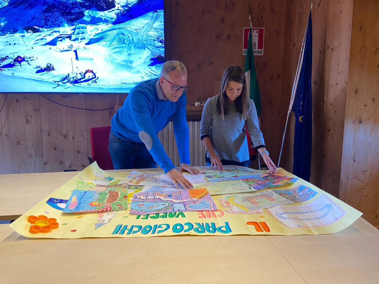 A Trepalle il parco disegnato dai bimbi