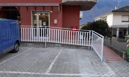 Abbattute le barriere architettoniche nell'ufficio postale di Dubino