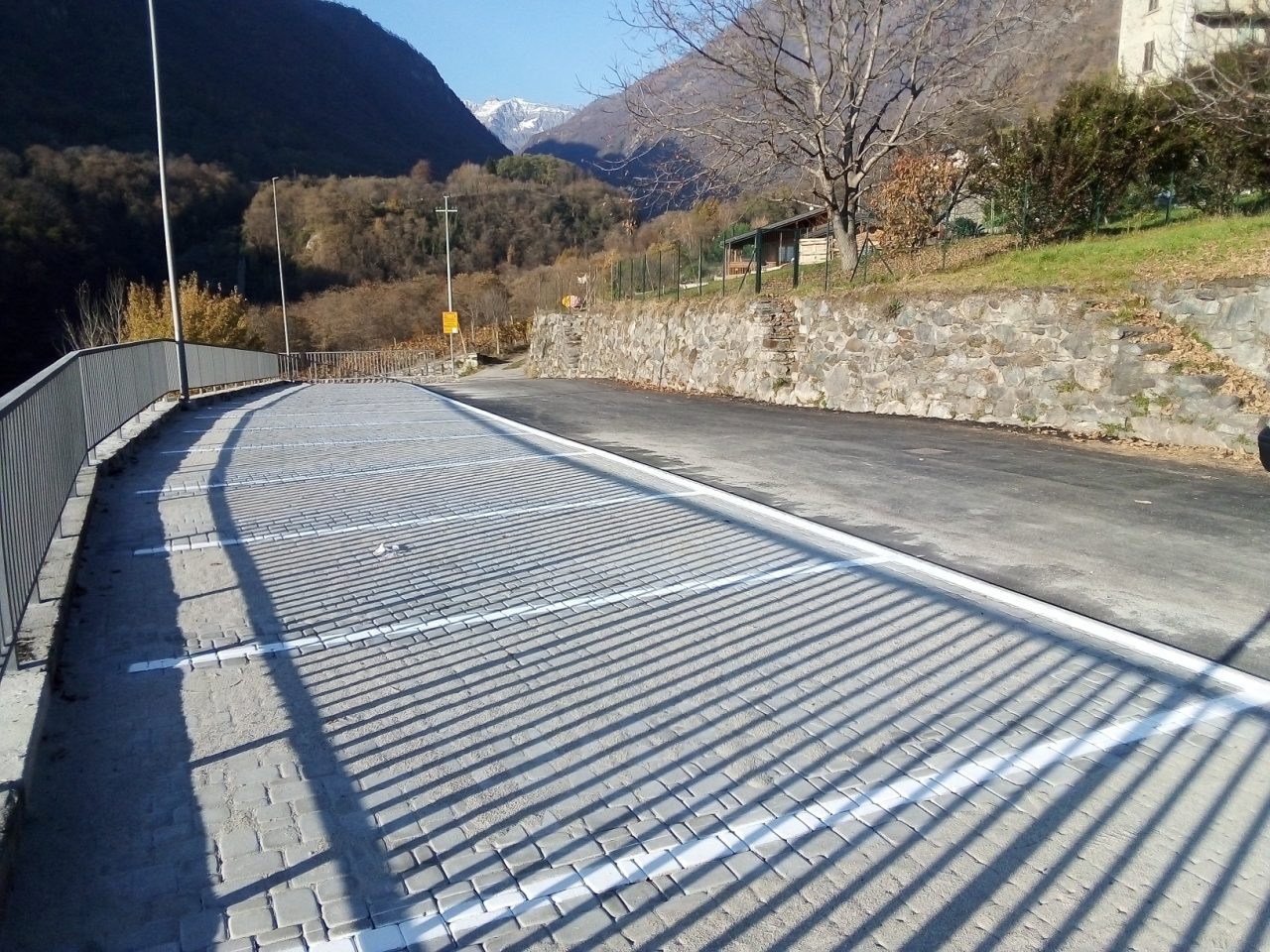 Sondrio: completati i nuovi parcheggi nelle frazioni
