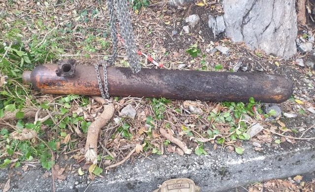 Bomba inesplosa? No era una bombola di ossigeno
