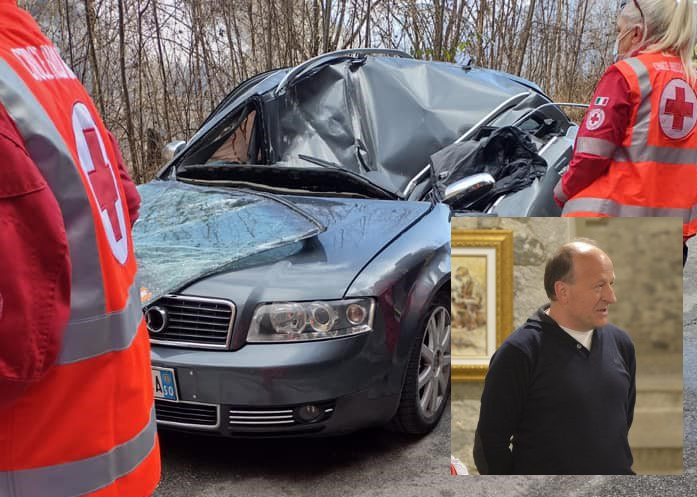 Morbegno: il pittore Roberto Bogialli muore colpito da un masso mentre era in auto