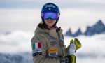 Elena Curtoni sul podio a Cortina