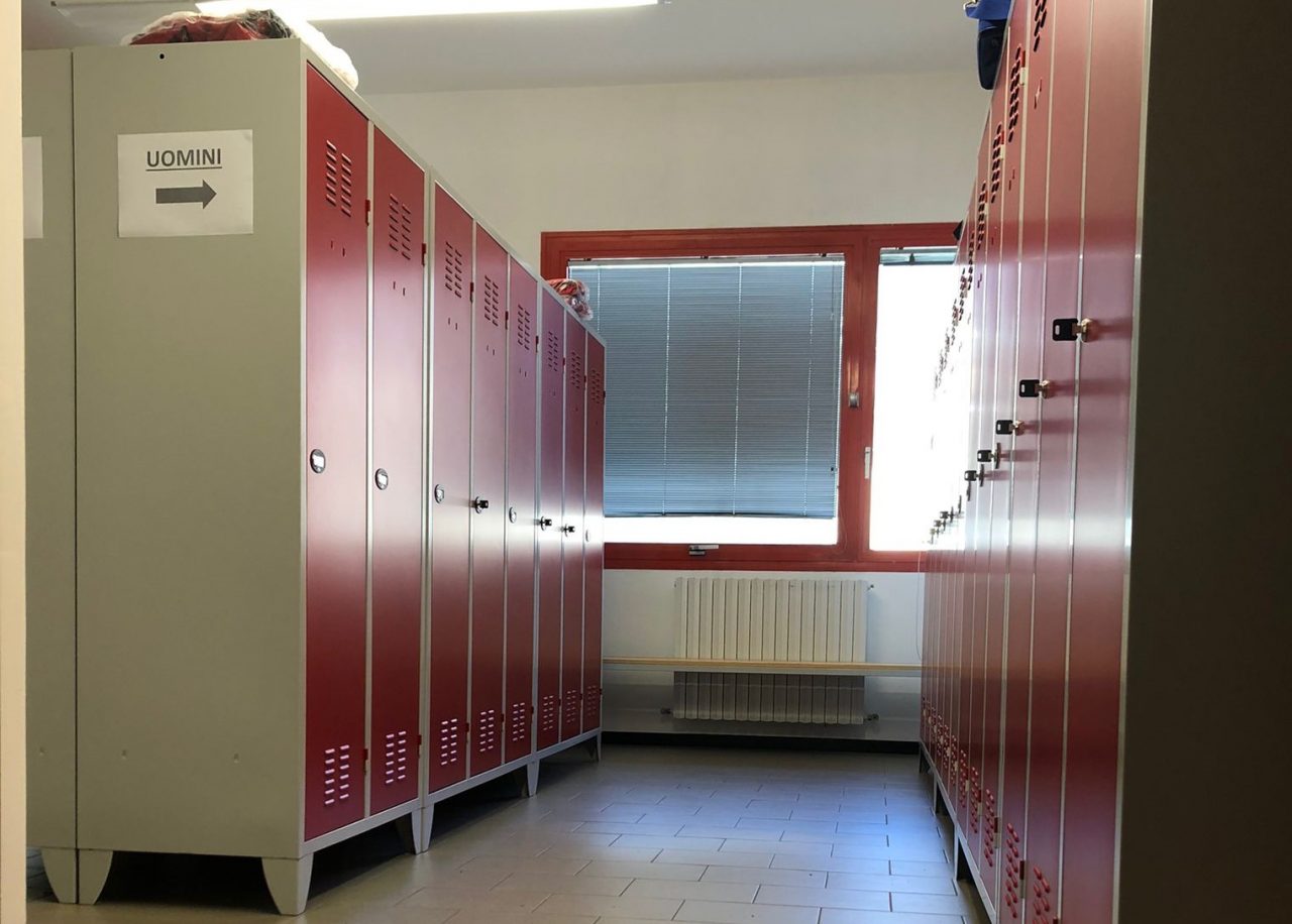 Cancro Primo Aiuto arreda lo spogliatoio della Croce Rossa di Sondrio
