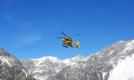 Scarica di sassi in Val Grosina, soccorsi in azione