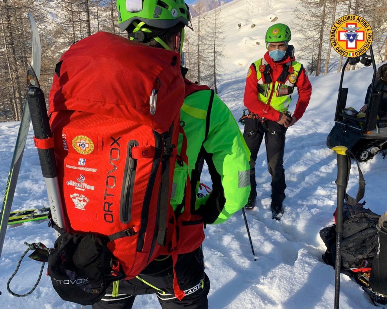 Scialpinista infortunato sull’alpe Motta