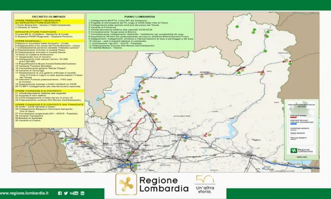 Olimpiadi 2026 e infrastrutture: la Lombardia decide gli interventi da fare
