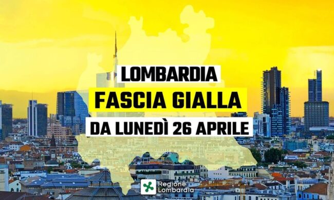 Lombardia in zona gialla, le principali novità per le norme anti covid