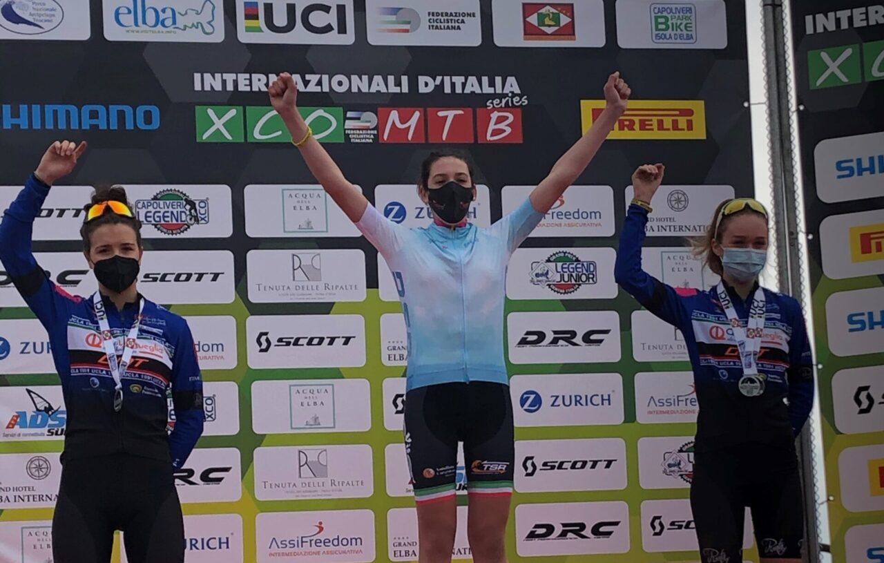 Mountain Bike: all’Elba podio per Valentina Corvi e Federico Brafa