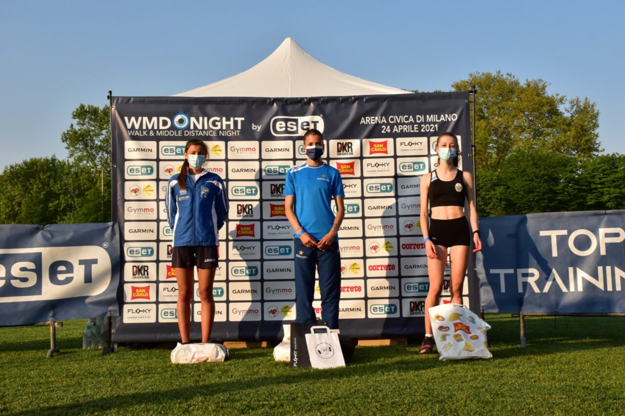 10a Walk & Middle Distance Night: a Milano super Cristina Molteni nei 1500 metri