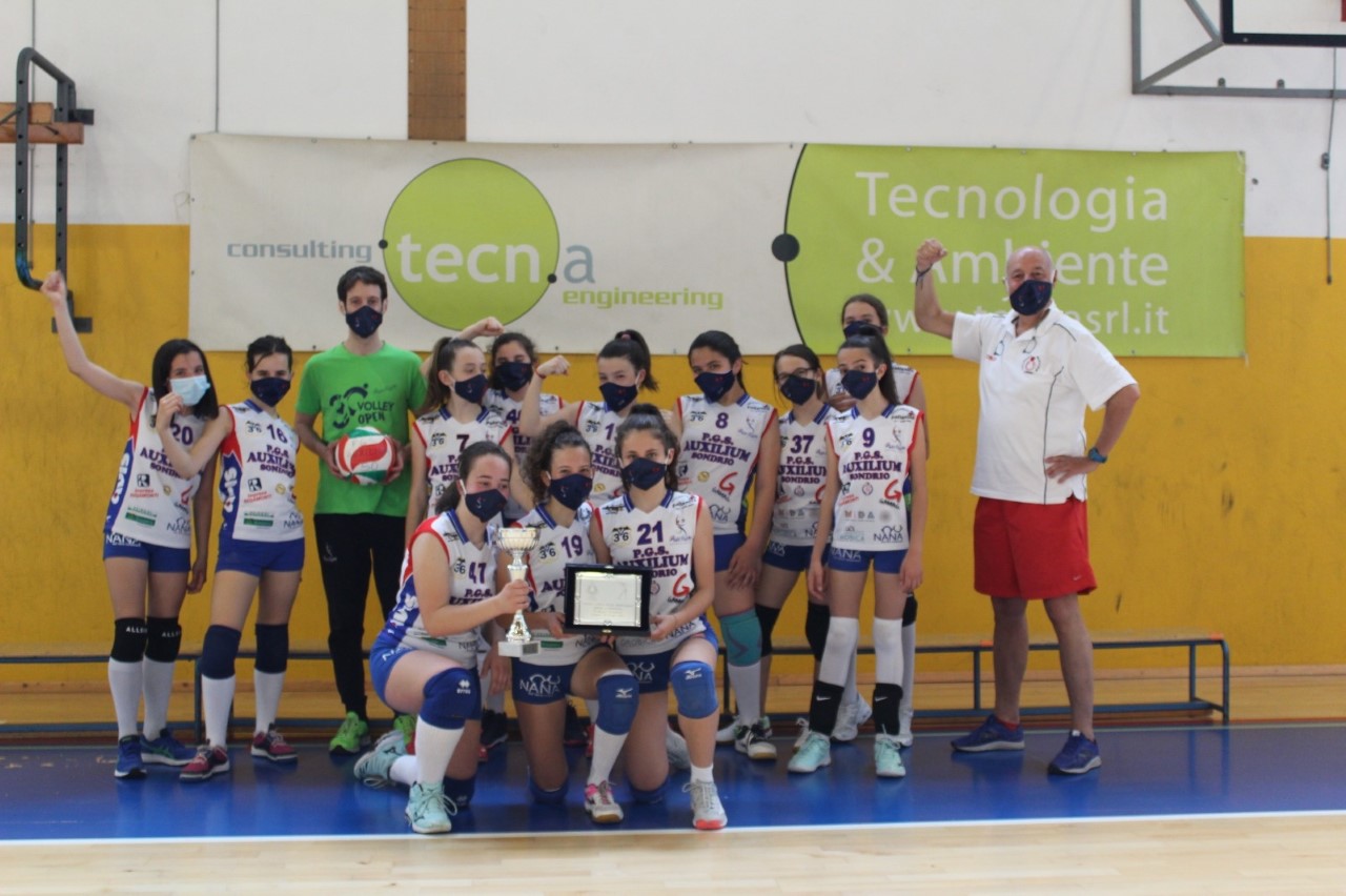 L’Auxilium “TECNA” campionessa territoriale Under 13 Fipav