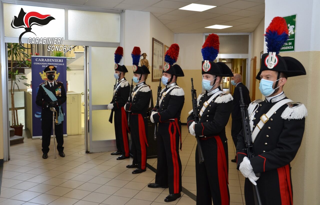 Celebrazione annuale della fondazione dell’Arma a Sondrio, i Carabinieri fanno un bilancio degli ultimi 12 mesi