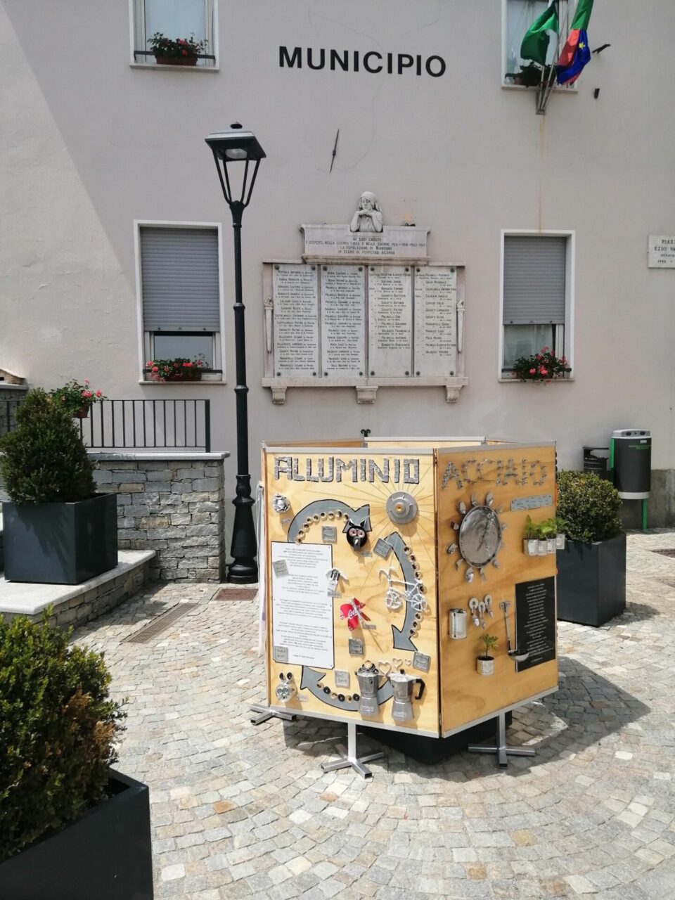 In piazza a Bianzone un messaggio dai bambini per una cittadinanza consapevole