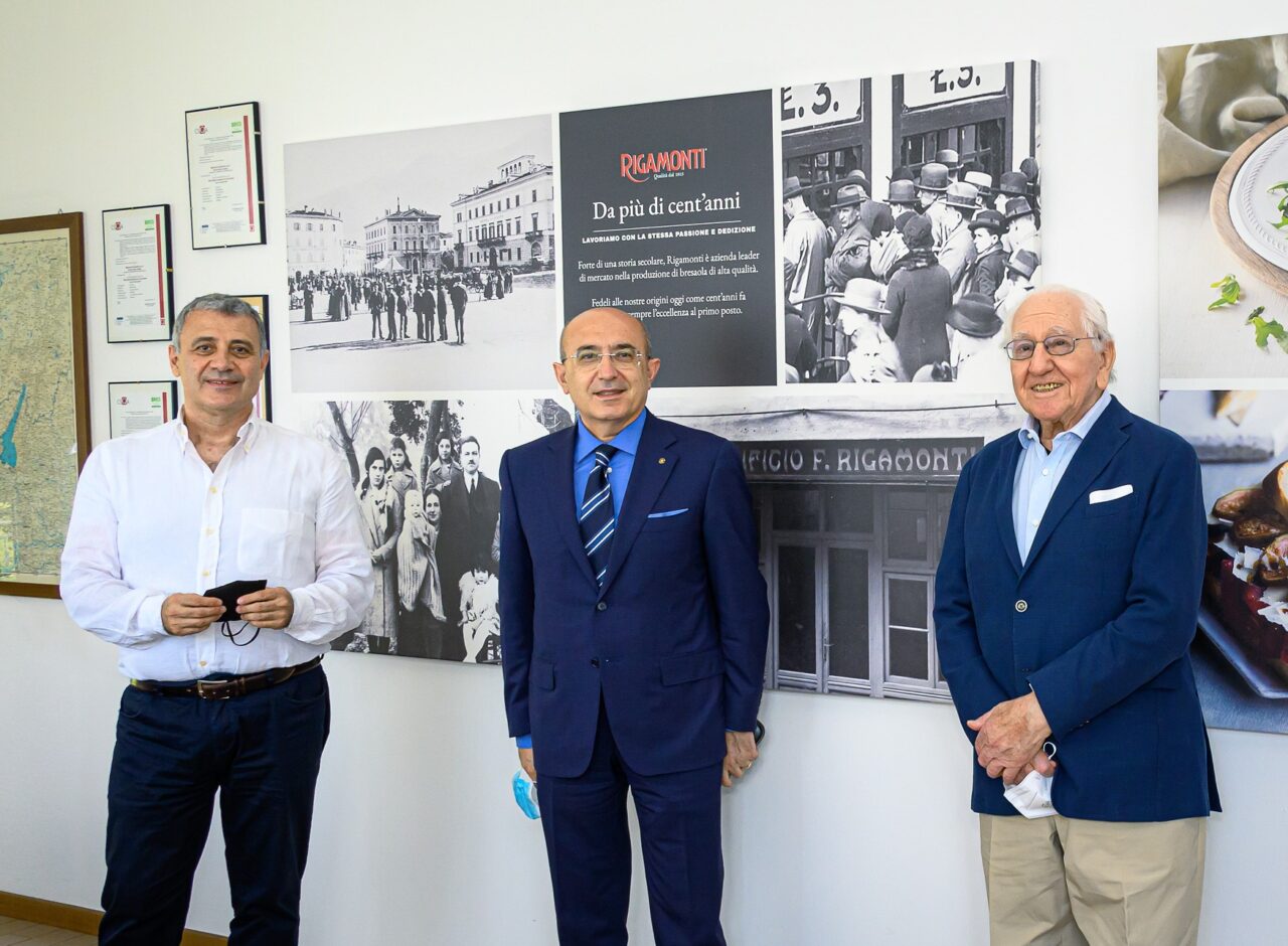 Il Prefetto in visita allo stabilimento Rigamonti