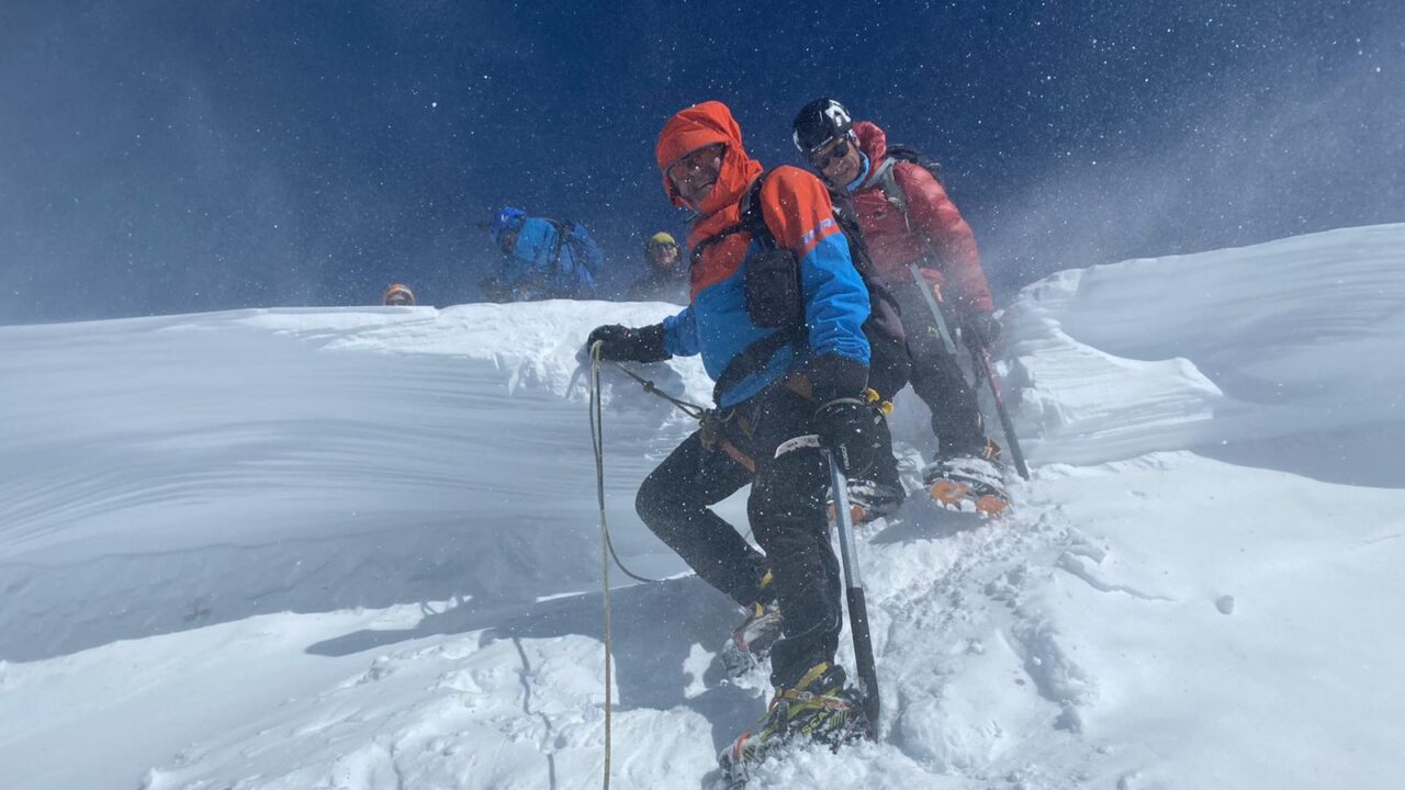 Il Cai Valfurva al monte Castore