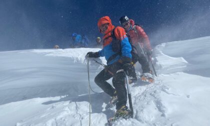 Il Cai Valfurva al monte Castore