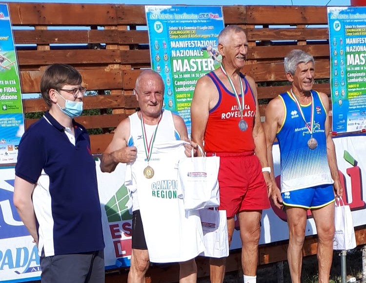 Giorgio Lerda con la maglia di campione regionale