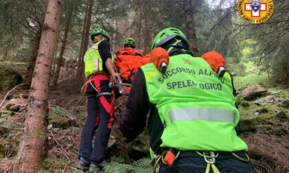 Escursionista infortunato sull'Alpe Angeloga