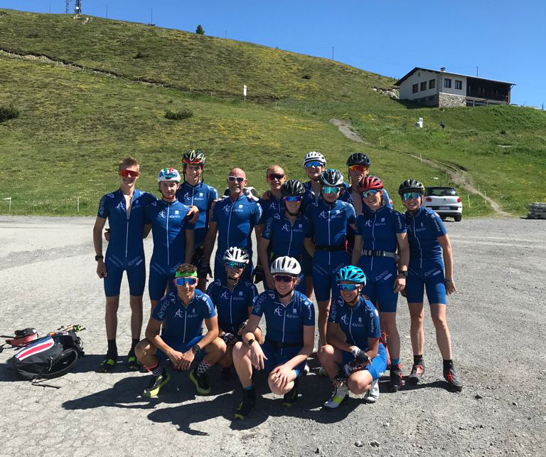 I fondisti delle Alpi Centrali in allenamento a Passo Lavazè