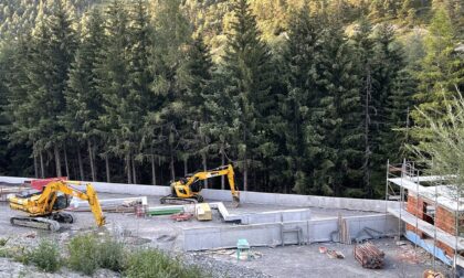 Stanno avanzando i lavori alla piazzola di località Tres