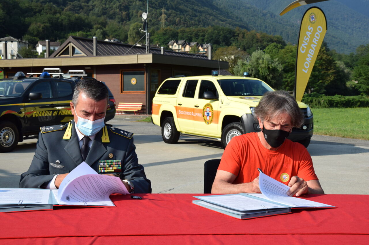 Soccorso alpino e Guardia di Finanza insieme per le emergenze in montagna
