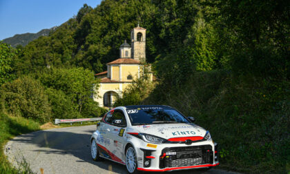 Prima vittoria per Gianesini nel GR Yaris Rally Cup