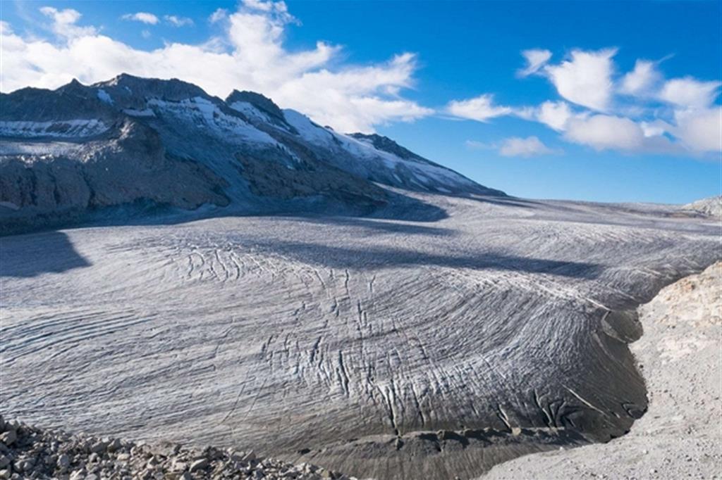 Il ghiacciaio dell’Adamello sempre più in difficoltà