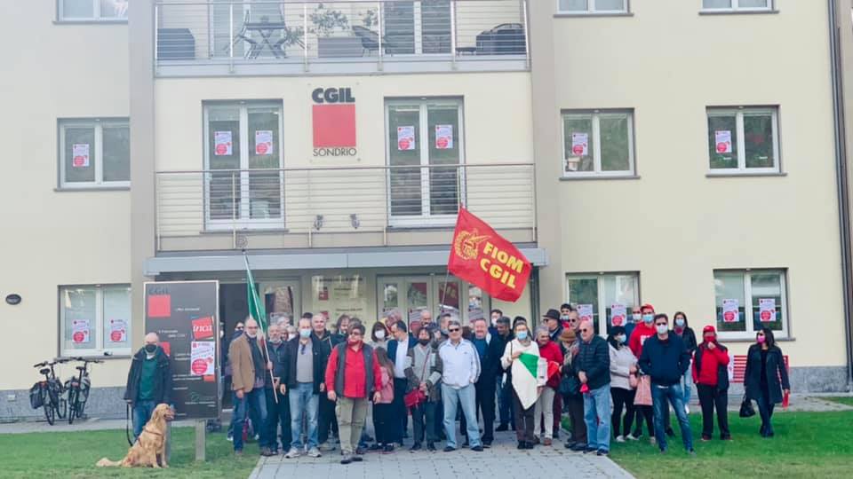 Da Sondrio la condanna dell’aggressione fascista avvenuta contro la sede della Cgil nazionale