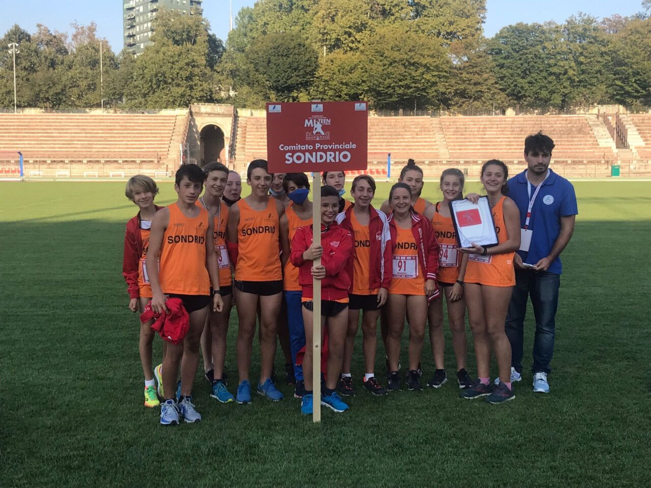 Mi-Teen all’arena di Milano: anche Sondrio al festival dell’atletica dei teenager