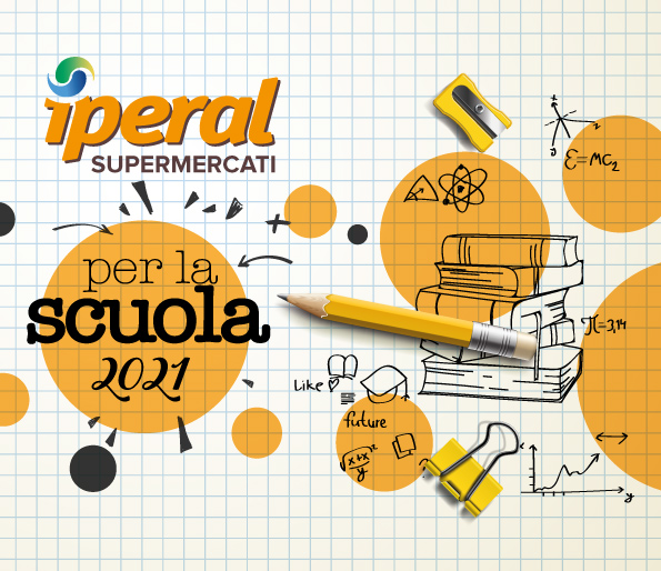 Iperal per la scuola 2021: un bando da 300 mila euro e una nuova formula per la tradizionale iniziativa a favore delle scuole