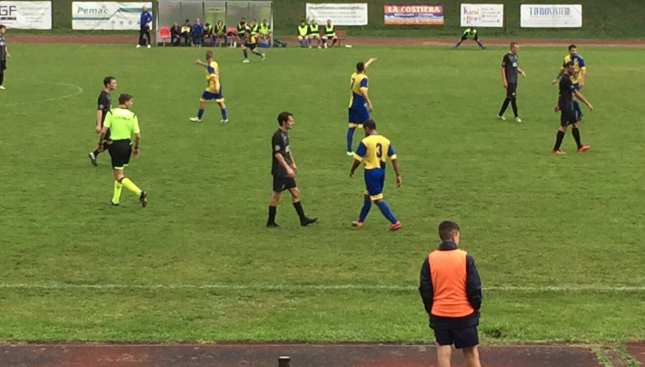 La nuova Sondrio Calcio sconfitta a Muggiò