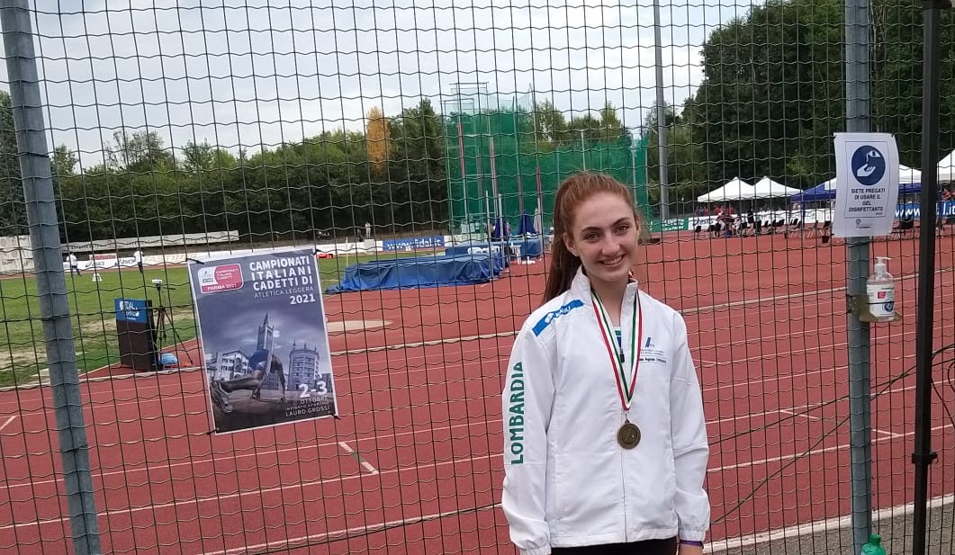 Campionato Italiano per Regioni Cadetti/e: Sofia Paganoni quinta nel salto in alto