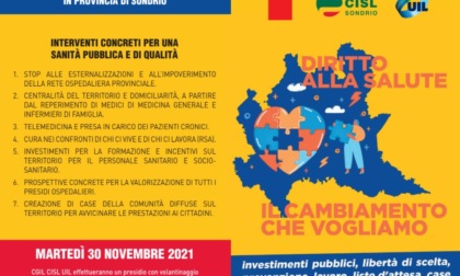 Proposte per ripensare il sistema sanitario in Valle: manifestazioni in tutta la Valtellina