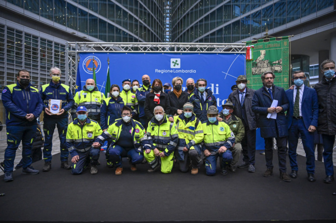 Protezione civile, il grazie ai volontari in Regione