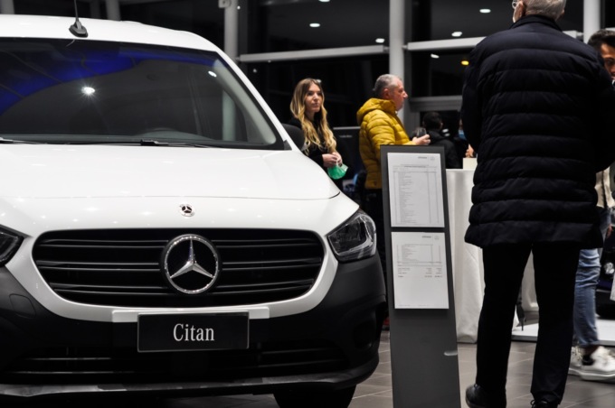 Il nuovo Citan di Mercedes-Benz Vans debutta da Autotorino a Castione Andevenno