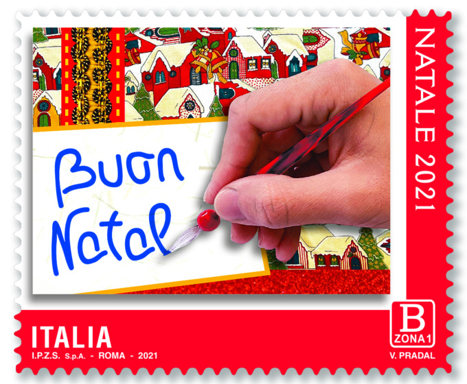 Cartoline e francobolli dedicati alle festività negli uffici postali