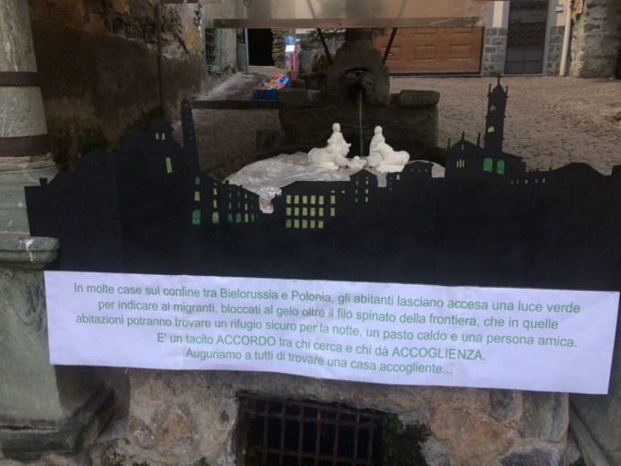 Dagli Amici della croce di Campiano presepe solidale coi migranti
