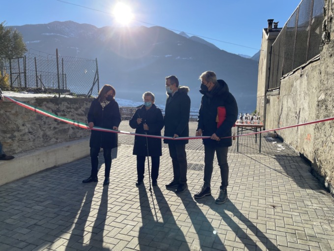 Sondrio: inaugurato il nuovo parcheggio di Triasso
